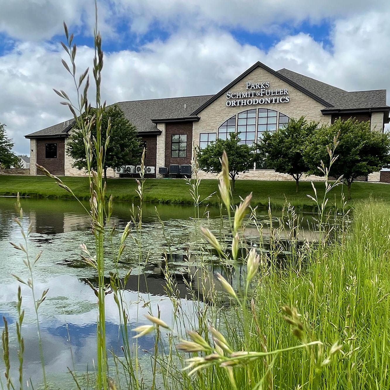 Marion office pond